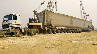 Extreme Dangerous Transport Operations Oversize Truck Skills, World Biggest Heavy Equipment Machines