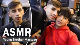 Young Barber ASMR massage on Young Brother | The Four Letters (asmr) of Happiness with Veysel