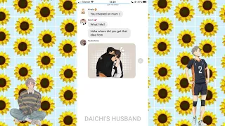 Daichi is cheating?! || DaiSuga || 1/2