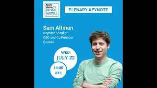 MUN Impact Global Summit Plenary Keynote-Sam Altman