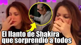 La sorprendente reacción de Shakira a Currambera, El llanto de Shakira al video de Carlos Vives