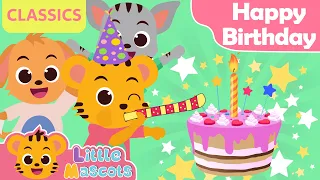 Happy Birthday Song + Hickory Dickory Dock + more Little Mascots Nursery Rhymes & Kids Songs