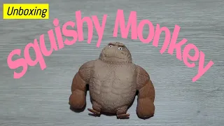 Unboxing Squishy Monkey Orangutan #asmr #squishy #squish #stressreliever #stressrelief #unboxing