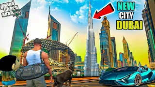 GTA 5 : Franklin Moving To A New City Dubai With Shinchan In GTA 5 ! (GTA 5 Mods)