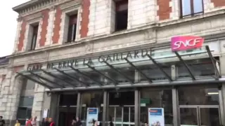 La gare de Brive-la-Gaillarde ce mardi matin