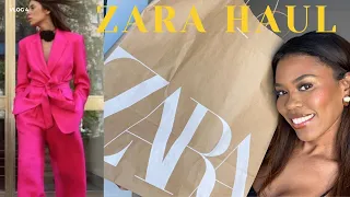 ZARA HAUL | NEW SPRING 2024 MUST HAVE Dresses + elevated basics