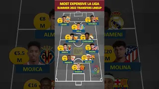 Most Expensive LaLiga 2022 Transfers XI