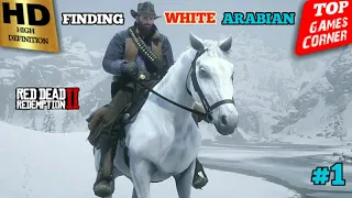 Red dead Redemption 2 - Finding White Arabian - free Roam Gameplay -HD-