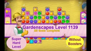 Gardenscapes Level 1139 - No Boosters