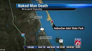 Naked man dies in custody