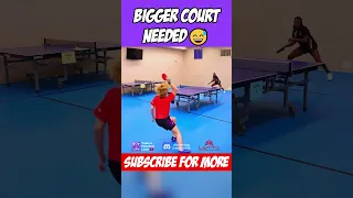 They Need a Bigger Court 😅😅 #shorts #tabletennis