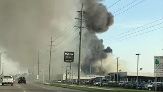 Viewer video of fire at Buff Whelan Chevrolet