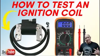 How to Test A Lawn Mower - Ignition Coil Magneto With A Multimeter #easy