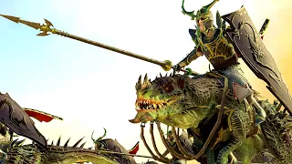 DARK ELVES vs THE EMPIRE - Massive TotalWar Warhammer 3 cinematic battle