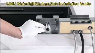 Elegant Waterfall Kitchen Sink Installation Guide | How to Install Waterfall Kitchen Sink?