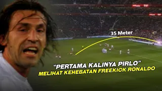 MEMBUAT TERKEJUT SANG RAJA FREEKICK😱Inilah Hari Dimana Tendangan Freekick Ronaldo Bikin Kaget Pirlo