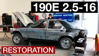 Restoring This Rare 1989 Mercedes 190E 2.5-16 - Epic Transformation