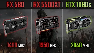 RX 580 vs RX 5500XT vs GTX 1660 Super | 1080P, 1440P and 1440P UW Gaming Benchmarks