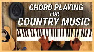 Country Piano Tutorial (Chord Lesson) - Easy Progression using Inversions