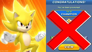 Sonic Forces - Failed to be Champion with My Level 15 Movie Super Sonic - All Characters Unlocked