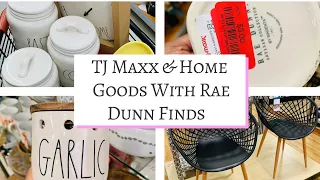 Shop with Me at TJ Maxx and HomeGoods with Rae Dunn Finds, Clearance, Home Decor & More