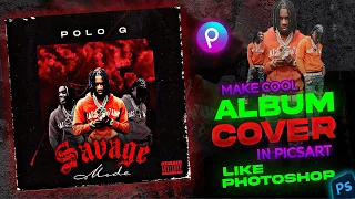 Make Album Cover In Android 2022 | Make Album Cover Art In PicsArt | Mixtape Cover | Like Photoshop