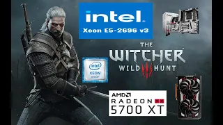 The Witcher 3 (Patch v4.03) Xeon E5 2696 V3 + RX 5700 XT (Full HD 1080p Ultra FSR2 - Qualidade)