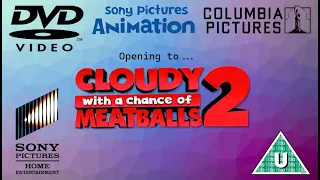 Opening to Cloudy with a Chance of Meatballs 2 2014 UK DVD