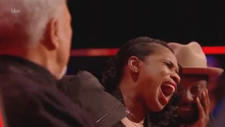 Jennifer Hudson y Tom Jones cantando en THE VOICE UK 2017