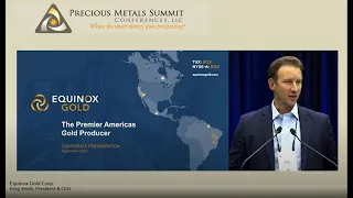Greg Smith presents at the Precious Metal Summit in Beaver Creek