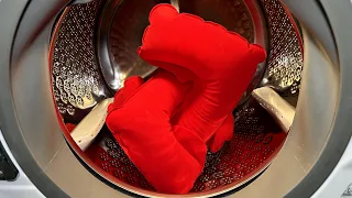 Experiment - Travel Pillow -  in a  Washing Machine