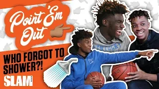 High School Hoopers EXPOSED: Who Forgot to Shower?! 🚿 | SLAM Point 'Em Out