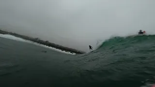 RAW POV // Bodyboarding THE WEDGE BIGGEST DAY OF THE YEAR 5/18/23