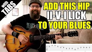 Add This Hip II-V-I Lick to your Blues