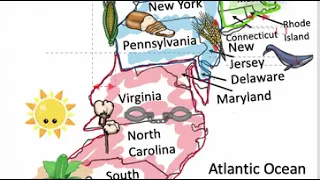 Economy and Geography of the Regions of the 13 Colonies