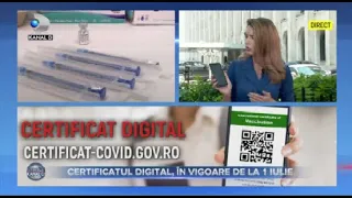 Stirile Kanal D (30.06.2021) - CERTIFICATUL DIGITAL, IN VIGOARE DE LA 1 IULIE! | Editie de pranz