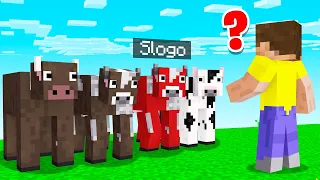 GUESS Which COW Is The REAL SLOGO! (Minecraft)