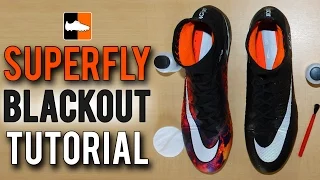 How to Black-Out Your Superfly Nike CR7 Mercurial Football Boots & Soccer Cleats