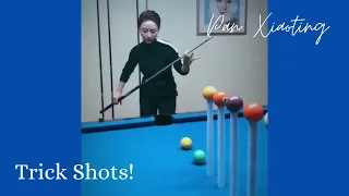 Pan Xiaoting Amazing Trick Shots!!🎱