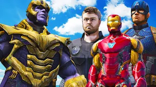 Iron Man & Captain America & Thor vs THANOS - Endgame Battle