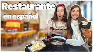 Learn Spanish  🇪🇸🥘 Eating in a Restaurant