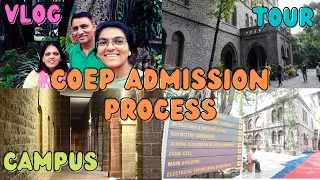 COEP ADMISSION VLOG! | PROCESS | documents