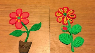 Play Doh - Easy flower making