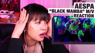 OG KPOP STAN/RETIRED DANCER reacts+reviews Aespa "Black Mamba" M/V!