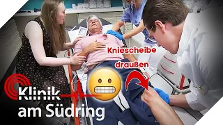 Schmerzhaft  😬: Freddy renkt die KNIESCHEIBE des Mannes wieder ein 🦵🏻 | Klinik am Südring | SAT.1