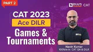 CAT Games & Tournaments: Important CAT DILR Topic | CAT 2023 | CAT DILR Preparation | Part 2