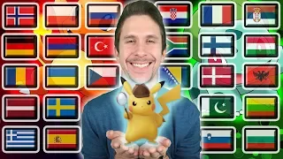 POKEMON: How To Say "DETECTIVE PIKACHU!" in 26 Different Languages