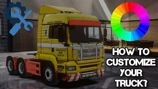 How to Customize your Truck? ( Paint, Engine, Gearbox ) - Truckers of Europe 3 - Truck Game