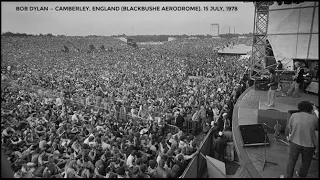 Bob Dylan — Camberley, England (Blackbushe Aerodrome). 15 July, 1978