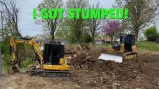 Starting a Stump Land Clearing job in the City. Part 1